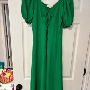 Pinch Vibrant Green maternity flowy dress